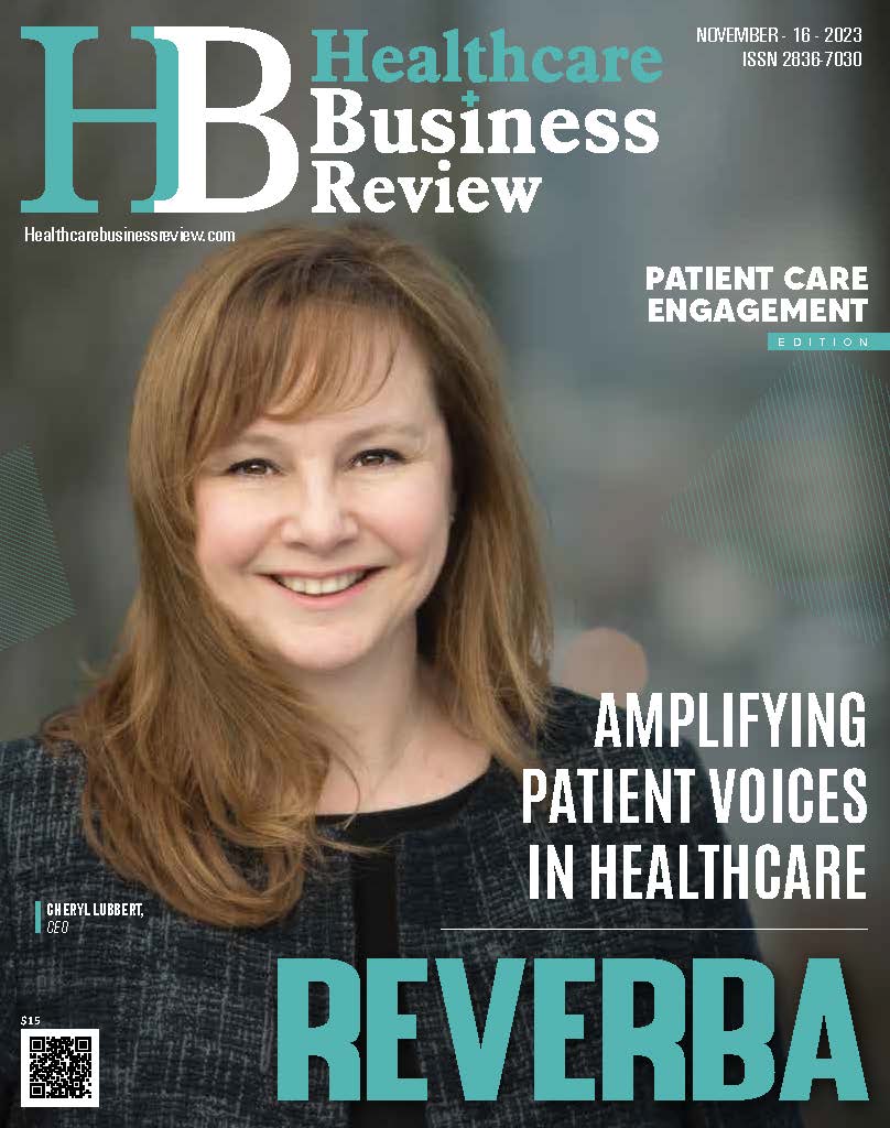 Healthcare Business Review magazine's cover story of Reverba