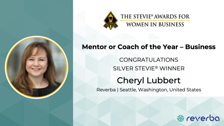 Reverba CEO and Co-Founder Cheryl Lubbert Wins 2023 Silver Stevie® Award for Women in Business